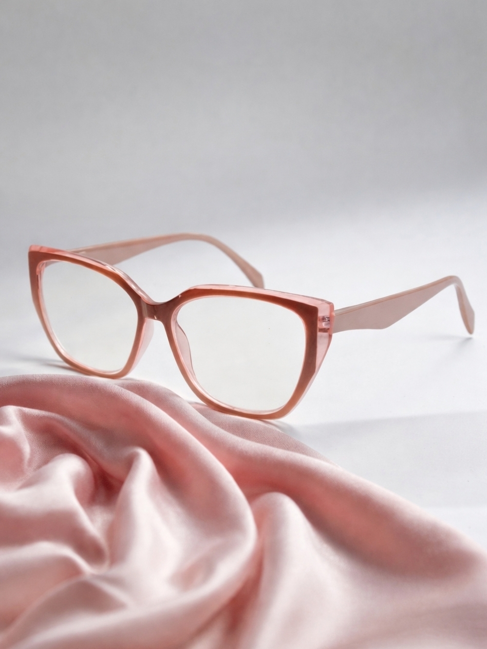 +2.50 Chic Blush Pink Retro Style Reading Glasses